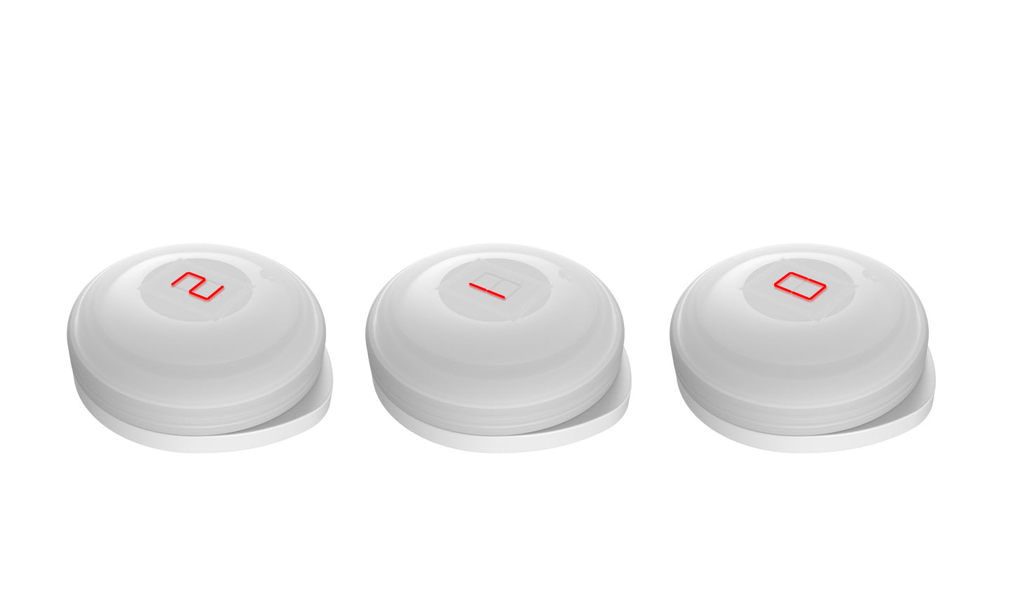 Lot de 3 Foodtags + - L'appareil luttant contre le gaspillage alimentaire.