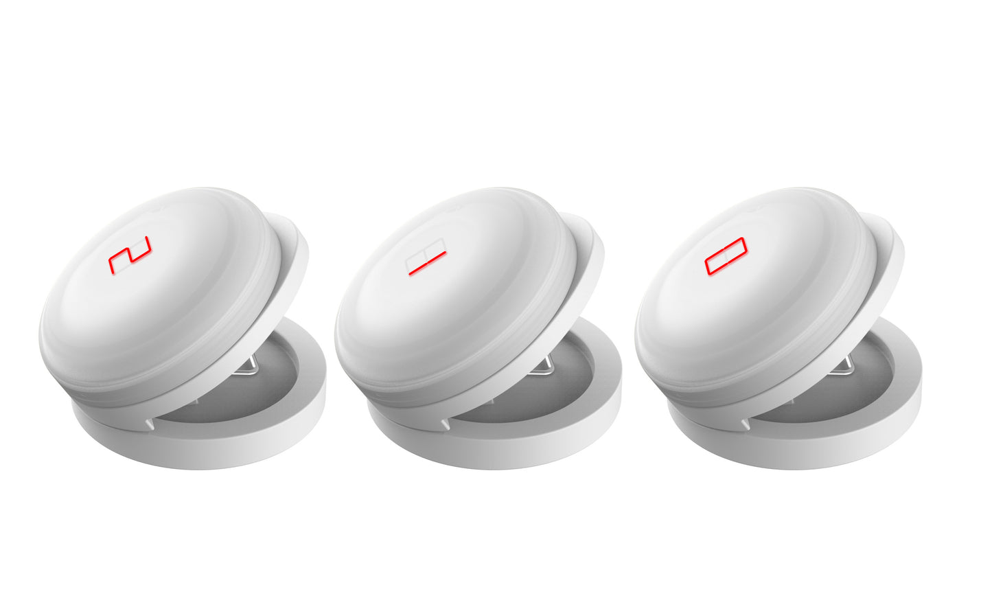 Lot de 3 Foodtags + (Clips) - L'appareil luttant contre le gaspillage alimentaire.